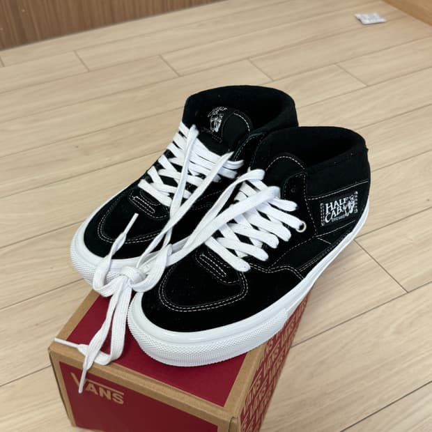 [새상품]반스 스케이트 Half Cab 하프캡 블랙 225