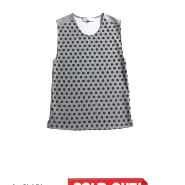 Le ciel bleu dot sleeveless