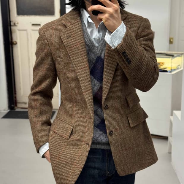 폴로 랄프로렌 트위드 자켓