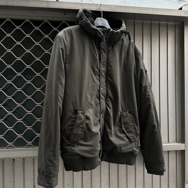 Bershka vintage khaki ma-1 jacket
