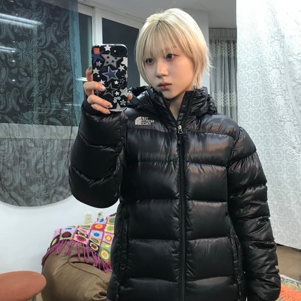 노스페이스 700 여성 구스다운 패딩 