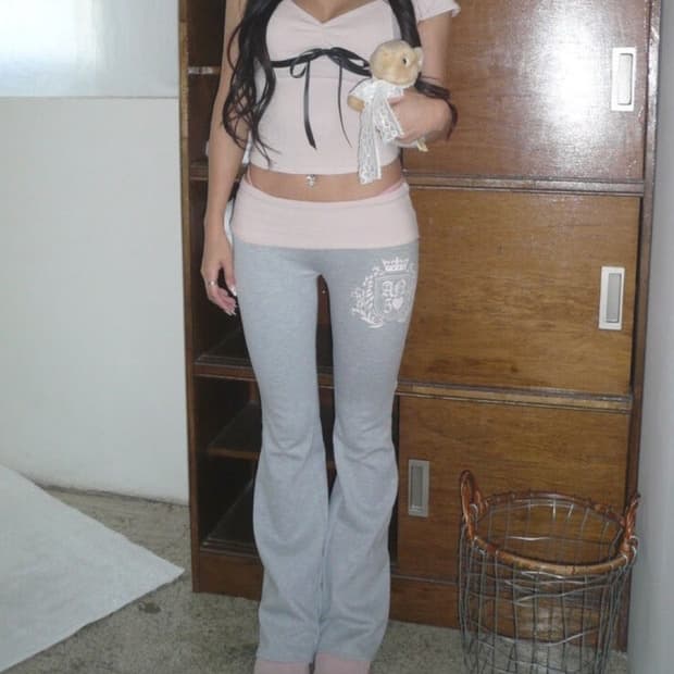 엔젤넘버555 폴디드 부츠컷 팬츠