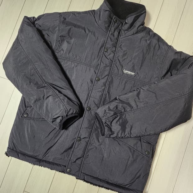 새상품급)커버낫 리버시블 컴피보아 집업 플리스 양면 자켓 사이즈100(L