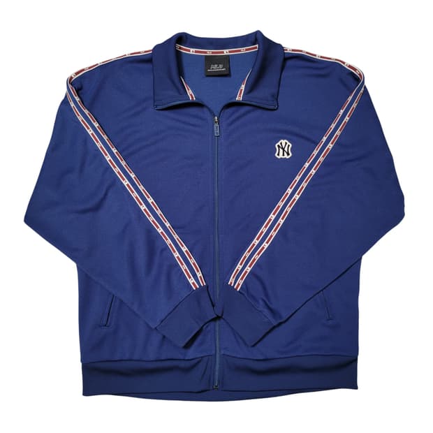 MLB 엠엘비 양키즈 테이프 트랙 집업 져지 트랙탑