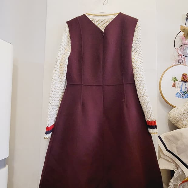 나인버건디 핸드메이드 원피스