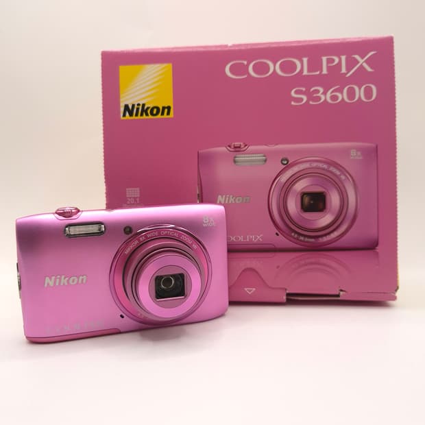 🌺미품박스✨️에스파🌸 Nikon COOLPIX S3600 핑크💗