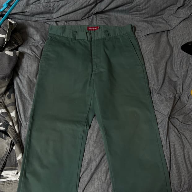 슈프림 워크팬츠