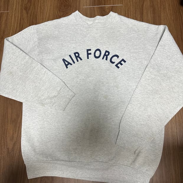 빈티지 미군 공군 에어포스 맨투맨 라지