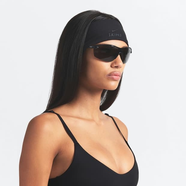 나이키 스킴스 블랙 헤어밴드