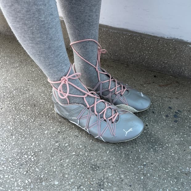 Puma Vintage Lace-up Ballet Shoes