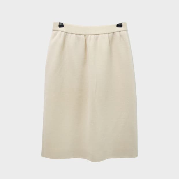 입생로랑 울 니트 미디 스커트 65515