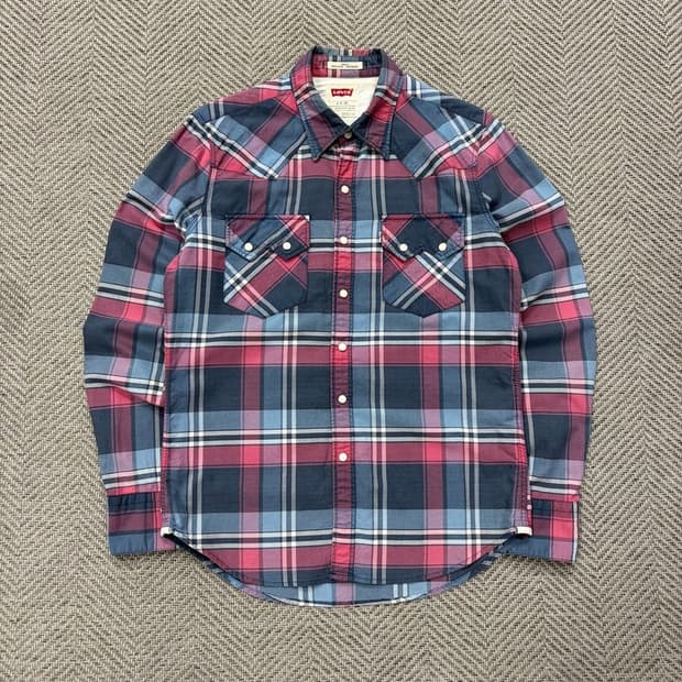 리바이스 웨스턴 체크셔츠 v2960