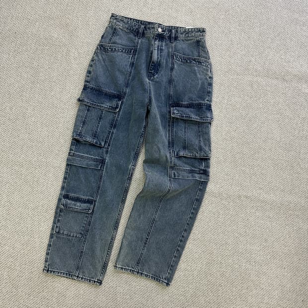 00M 일꼬르소 유틸리니 카고 데님 0421D