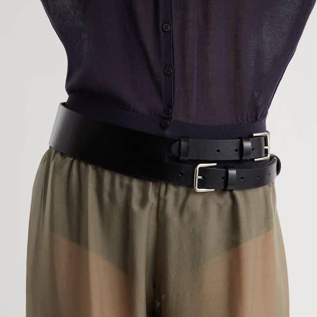 [XS/S,M/L]팔로마울 Penelope II 더블 벨트/블랙
