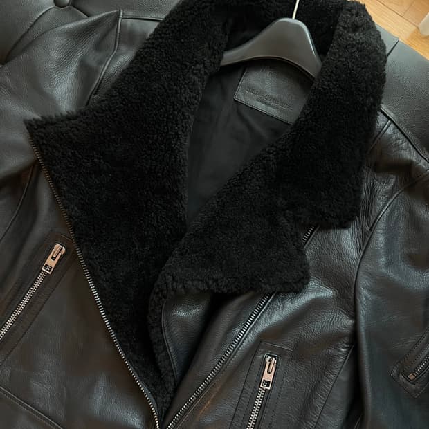 All saints limited edition 소가죽 자켓