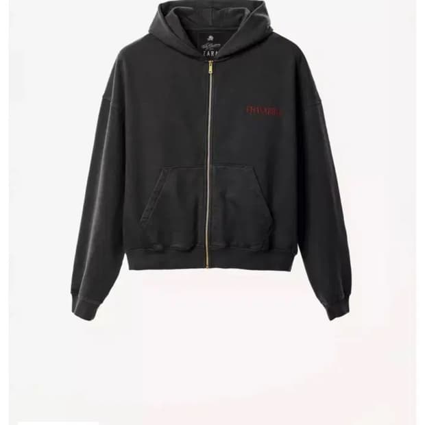 자라 윌리 차바리아 블랙 후드집업 L