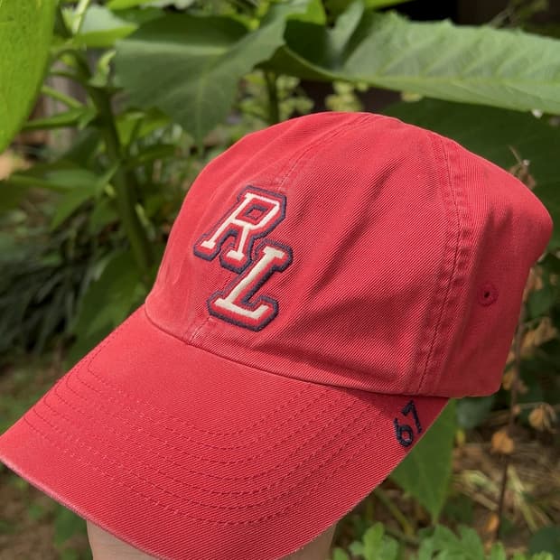 [90s POLO Jeans] RL 67 red cap