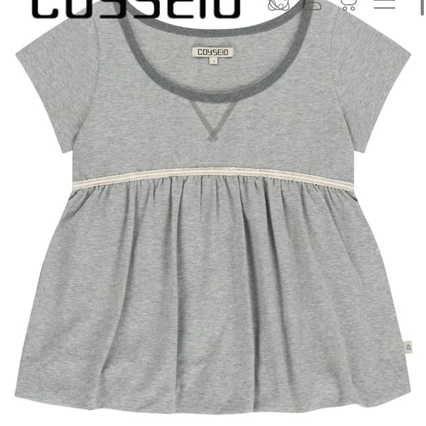 코이세이오 벌룬 티셔츠 그레이