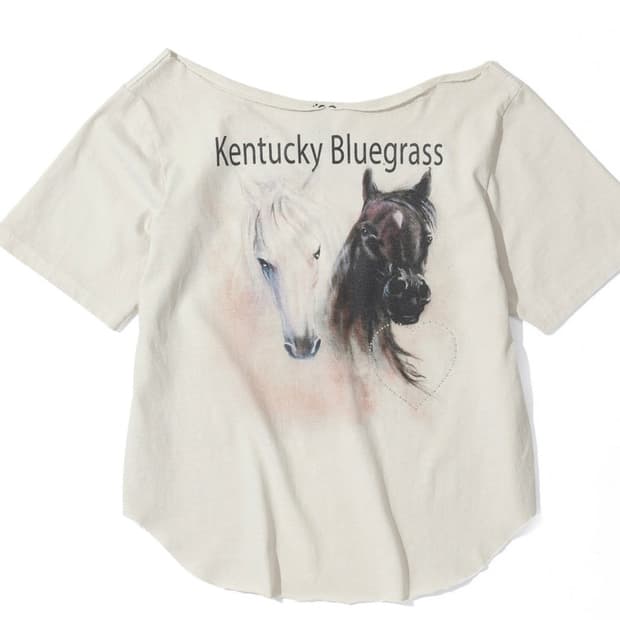 스컬프터 Sheriff Cut Out Tee Dirty White 라지