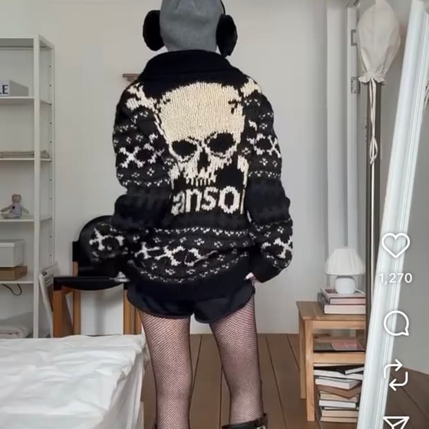 vanson leathers 벤슨 오레오 코위찬 니트집업