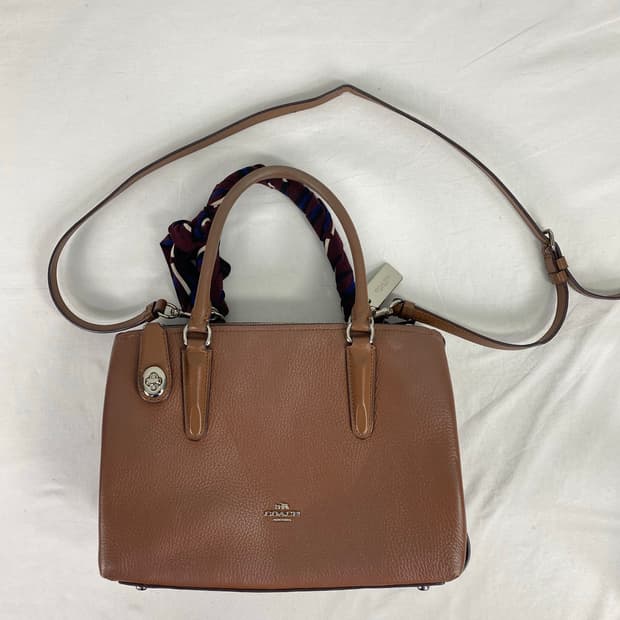 코치 브루클린 캐리올 28 레더 토트백 크로스백 <91>