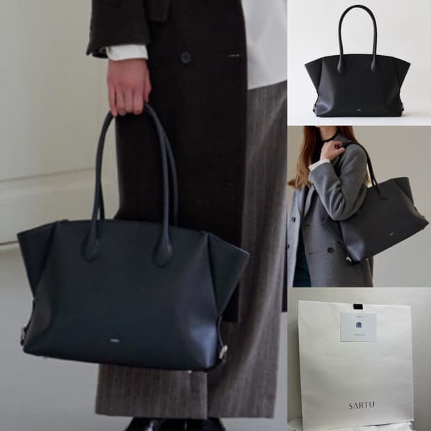 사르투 타이숄더백 가죽가방 빅백 여자보부상 디자이너가방 새상품 선물가능