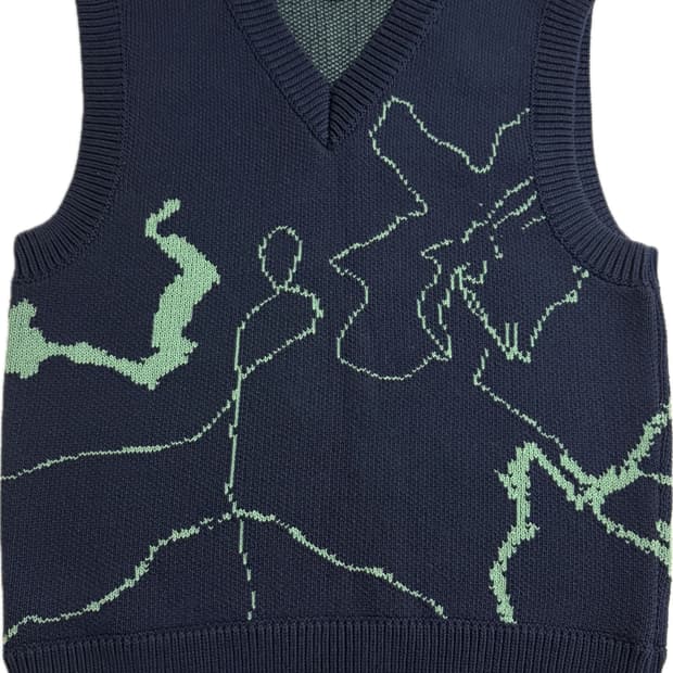 코스 COS 레귤러 핏 자카드 니트 S