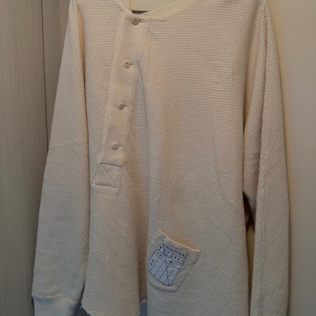 Soshiotsuki Waffle Henley