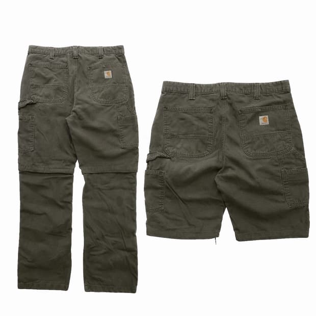 Carhartt B324 반바지 + 긴바지 컨버터블 커스텀