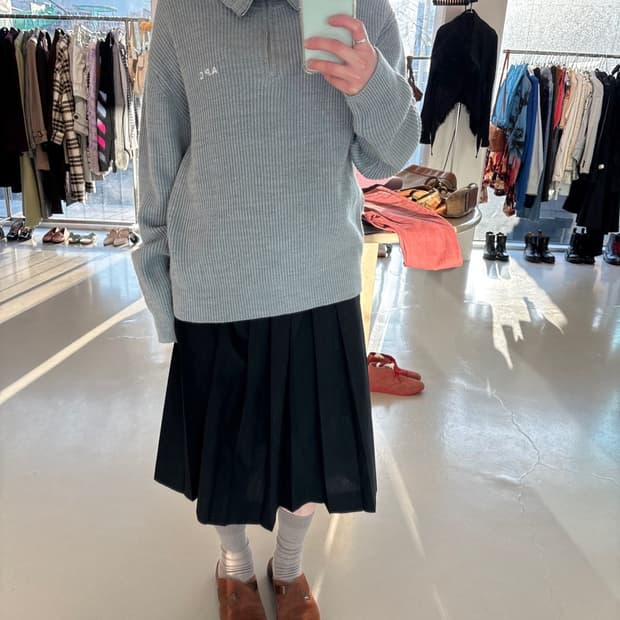 A.P.C. Half Zip up Knit