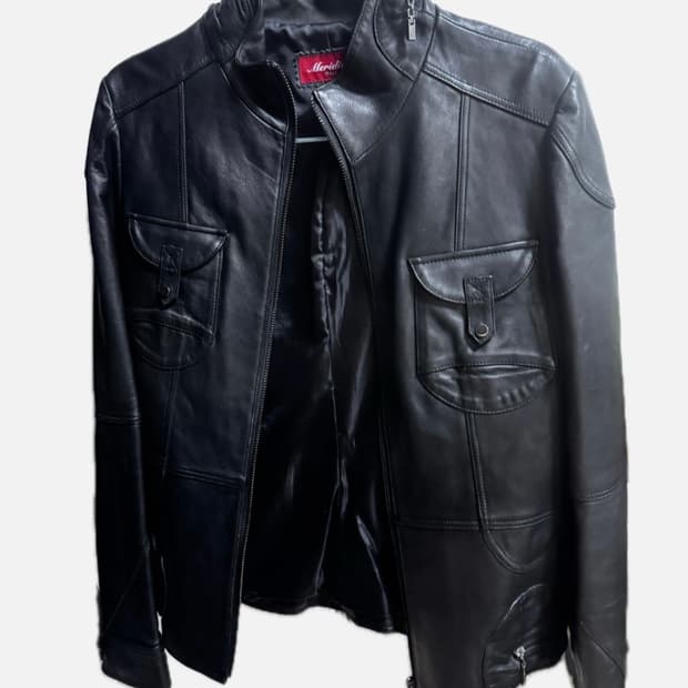 양가죽 레더 자켓