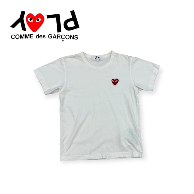 꼼데가르송 플레이 티셔츠