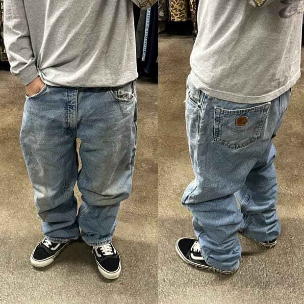 칼하트 플리스 라인드 데님 팬츠 (36)