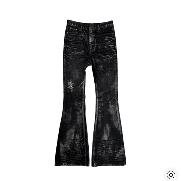 [교환]언더마이카 글레이셜 벨베틴 코티드 플레어진 블랙