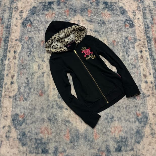 Liz lisa doll leopard fur hood