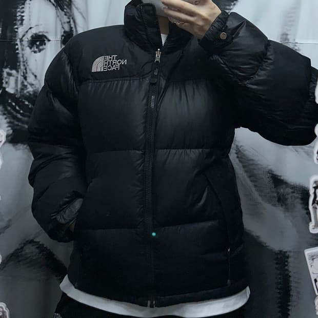 노스페이스 블랙 700 구형 눕시 패딩