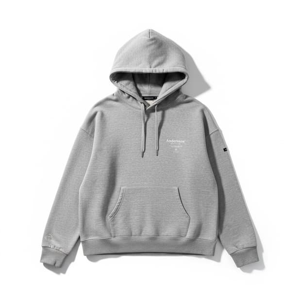 앤더슨벨 Andersson 회색 후드티 L