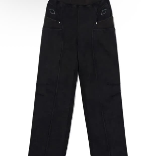 미스치프 컷 오프 스웨트 팬츠