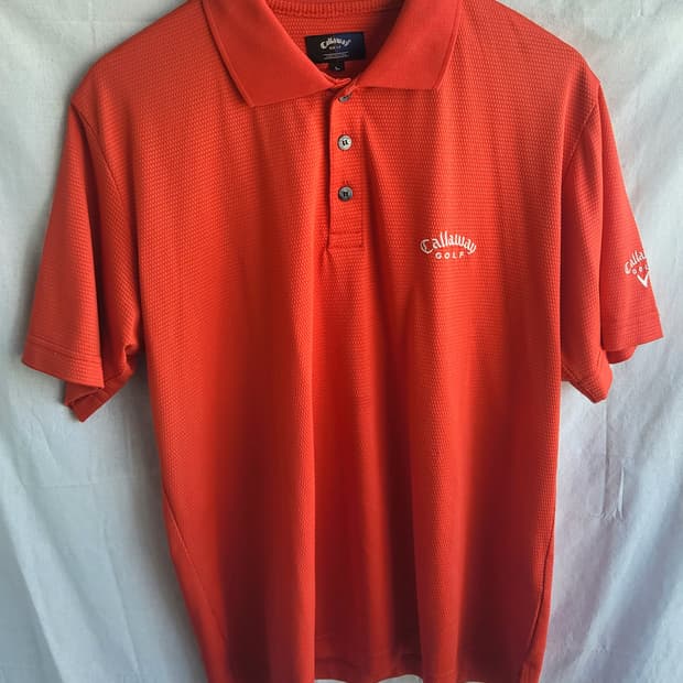 캘러웨이 남성 골프 반팔 카라티 L
