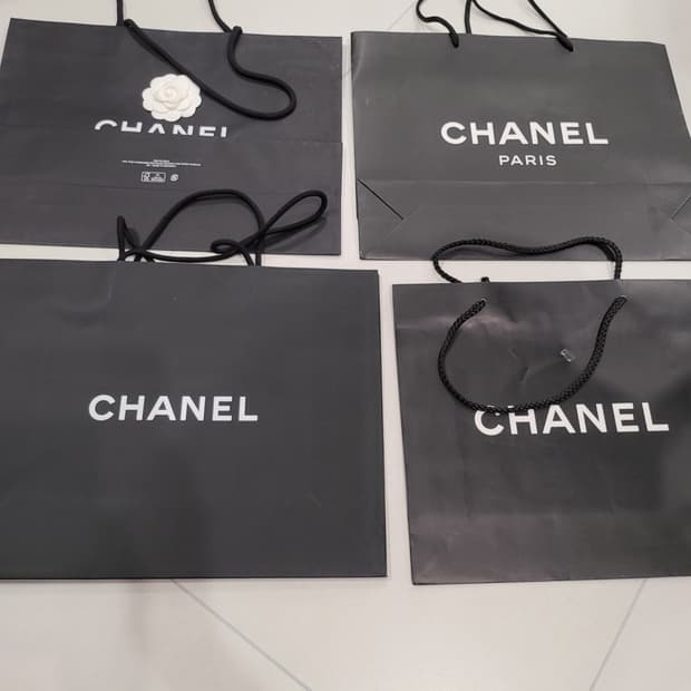 샤넬쇼핑백 판매  4개일괄