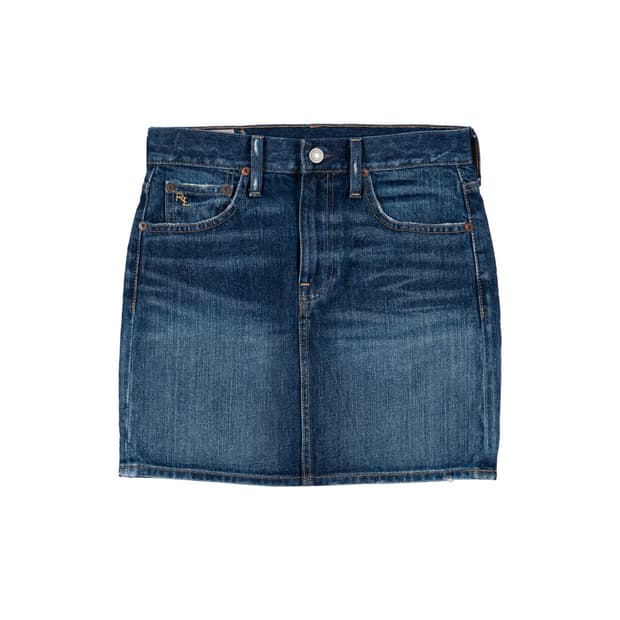 폴로 데님 스커트