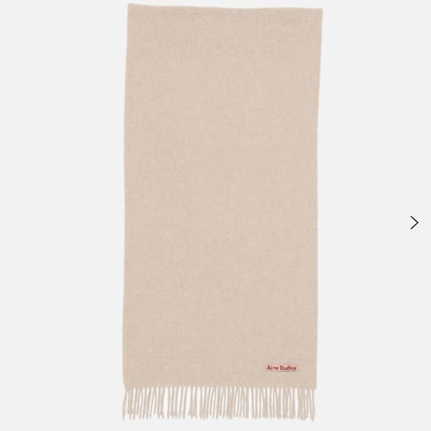 아크네스튜디오 프린지 울 스카프 머플러 오트밀멜란지