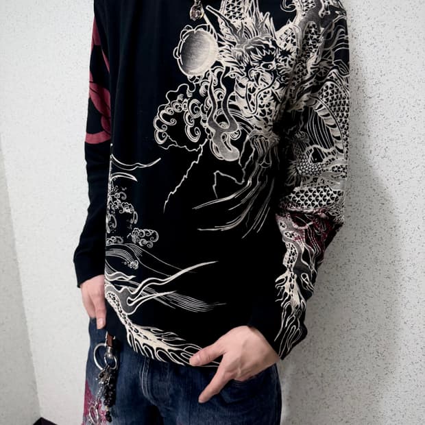 카라쿠리타마시 오리엔탈 드래곤 롱슬리브 L