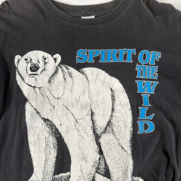 90s spirit of the wild 빈티지 스피릿오브더와일드 티셔츠
