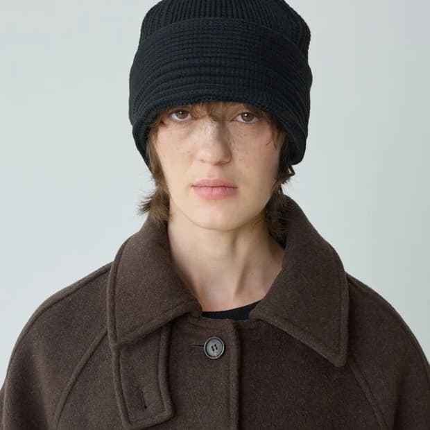 밀로우먼 리브드 루즈 핏 비니[블랙]