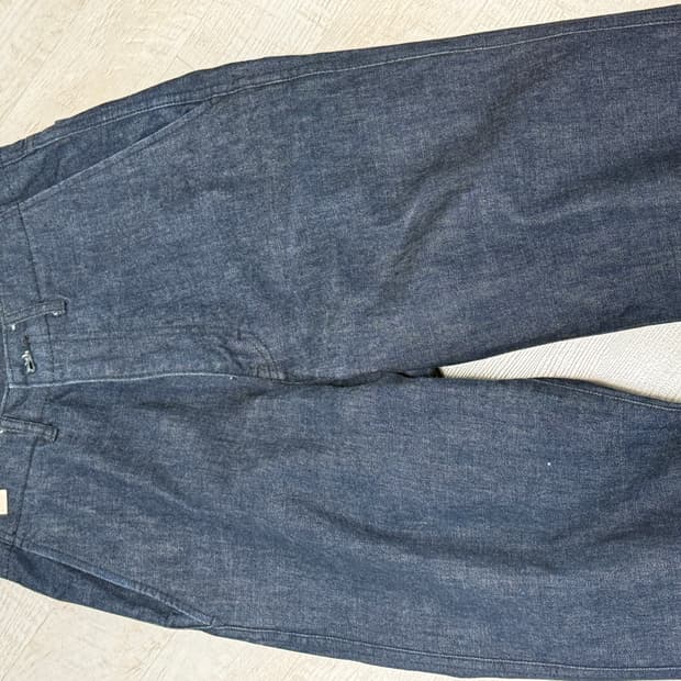 포터리 원워시드 데님(1사이즈, 미드블루)