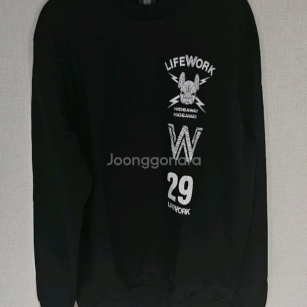 라이프워크맨투맨 티셔츠 L사이즈