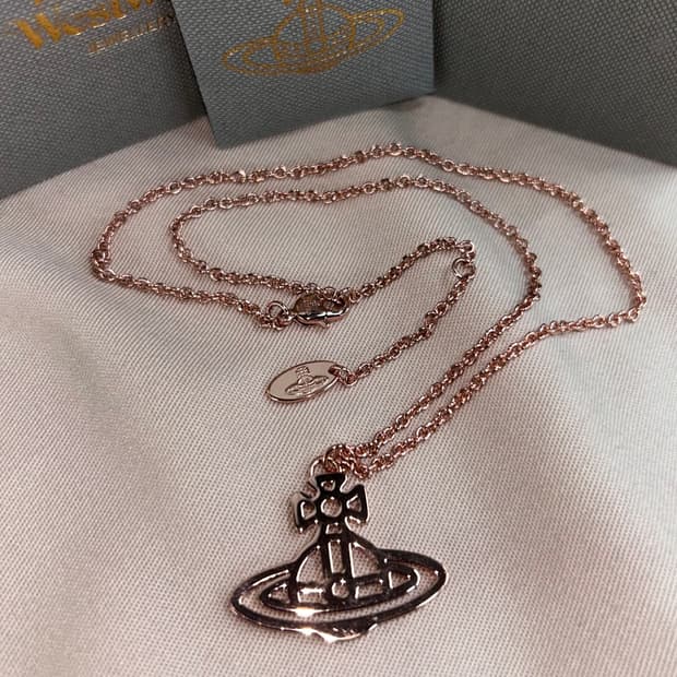 (풀박스)Vivienne Westwood Thin Necklace