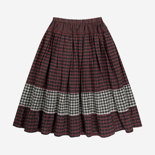 코이세이오 coyseio 모리 체크 스커트 more check skirt
