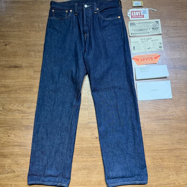 [34x32]리바이스 lvc 37501 데님팬츠(소킹O)